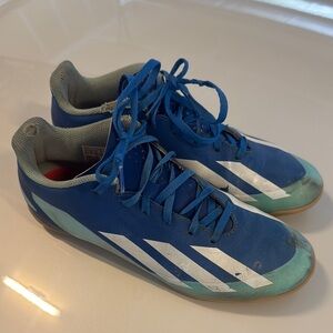 Adidas Men's Blue Indoor Soccer Shoes